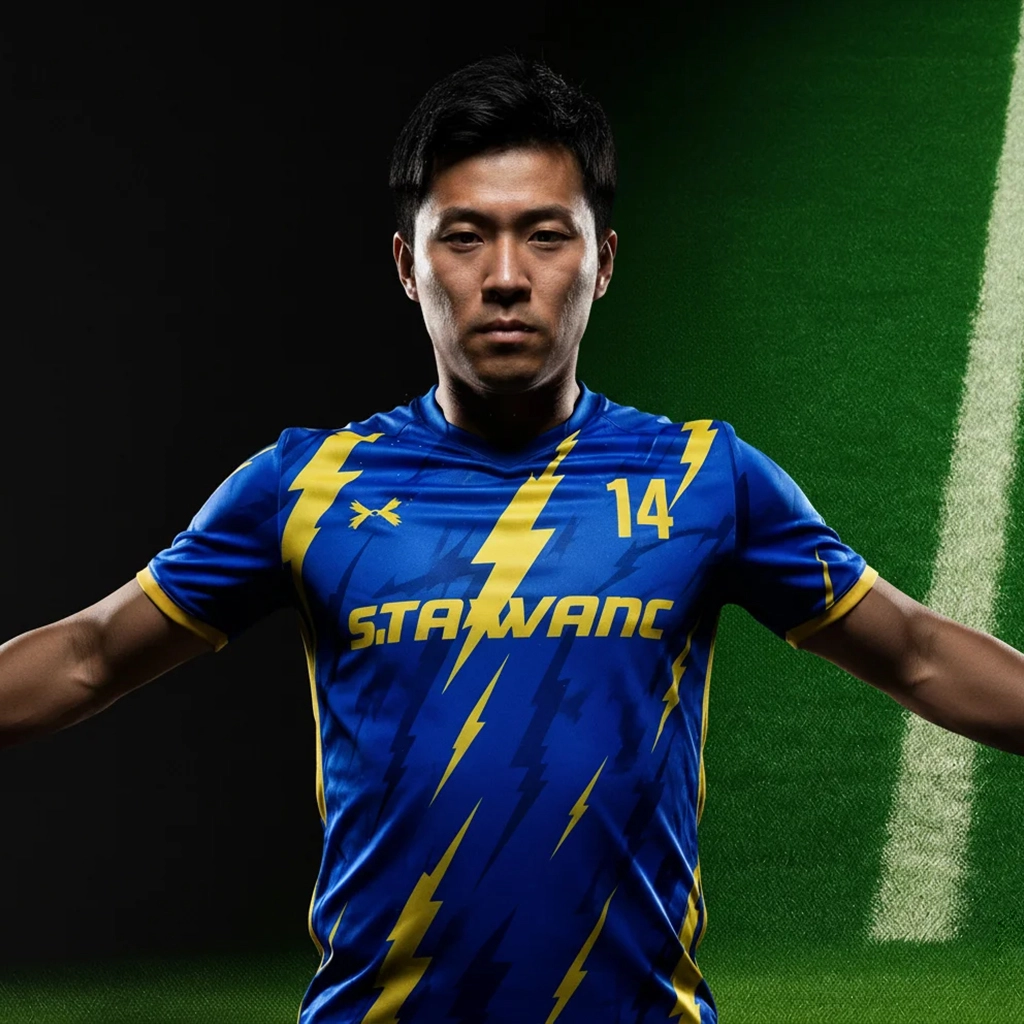 Football player in black helmet and white jersey holding a football