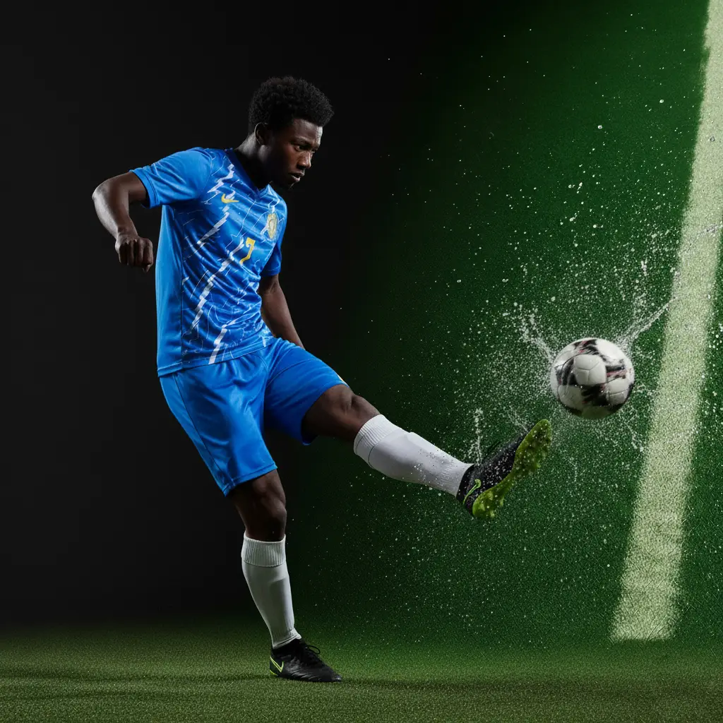 Baseball player in red uniform holding a bat